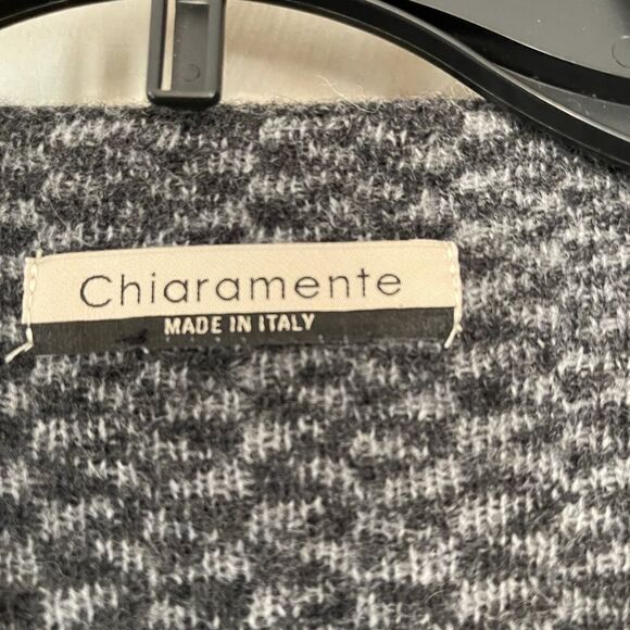 Chiaramente gray‎ wool open front cardigan, size small - Picture 5 of 13